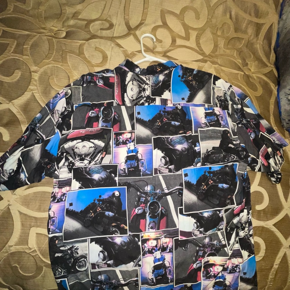 Harley Davidson XXL short sleeve button up shirt